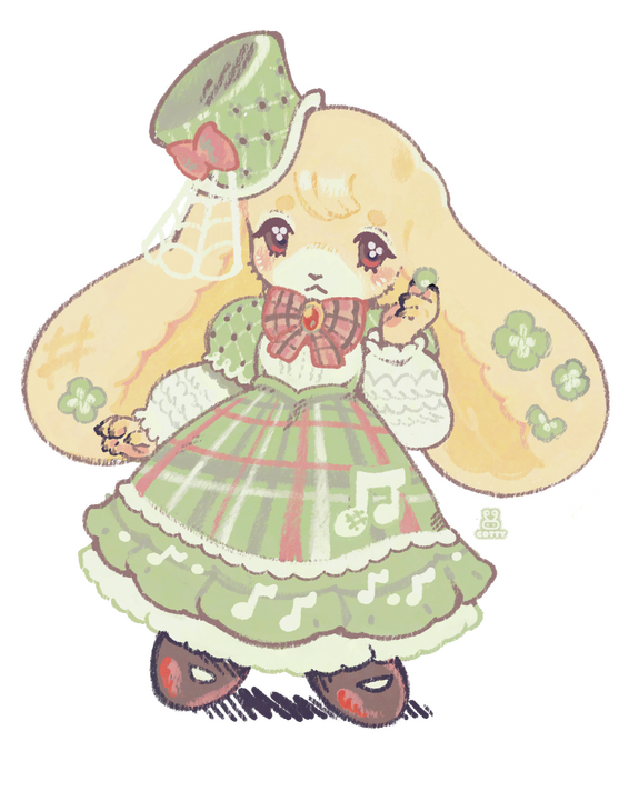 3H one-off anthro (crayon pen)